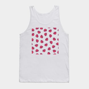 Lips - Doodle Tank Top